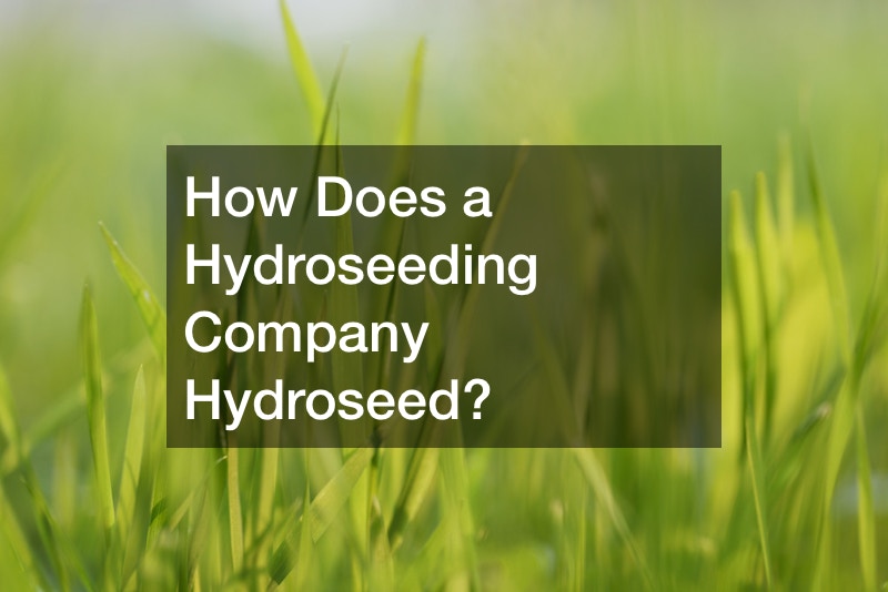 How Does a Hydroseeding Company Hydroseed?