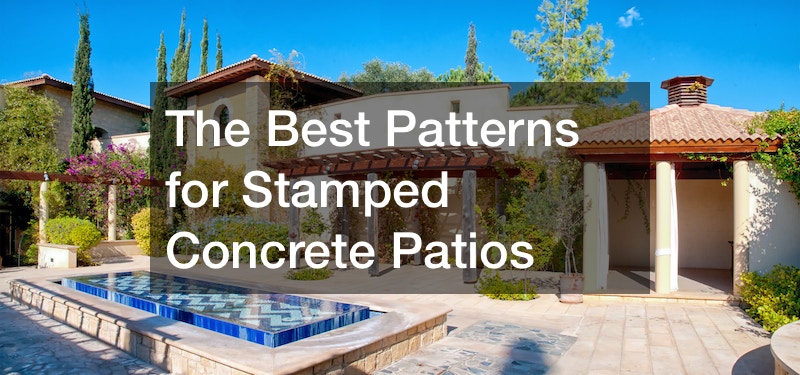The Best Patterns for Stamped Concrete Patios